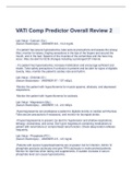 Exam (elaborations) VATI Comp Predictor 