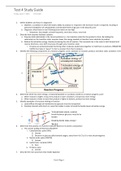 BIOL 1108 ALL UNITS (1-5) Study Guides 