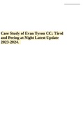 Case Study of Evan Tyson CC: Tired and Peeing at Night Latest Update 2023-2024. 