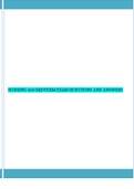 NURSING 660 MIDTERM EXAM QUESTIONS AND ANSWERS. DOWNLOAD TO SCORE A