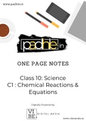 Class notes Science  