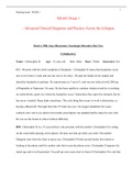 NR 603 Week 1 : Advanced Clinical Diagnosis and Practice Across the Lifespan  Week 1: PBL Case Discussion: Neurologic Disorders Part Two S (Subjective)