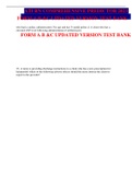 ATI RN COMPREHENSIVE PREDICTOR 2023 FORM A B &C UPDATED VERSION TEST ...