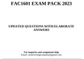 FAC1601 EXAM PACK 2023