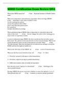 NIHSS Certification Exam Review Q&A