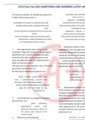 ATLS Post Test 2023 QUESTIONS AND ANSWERS . The primary indication for transferring a patient to a higher level trauma center is: 4. Which one of th e following statements regarding patients with thoracic spine injuries is TRUE? unavailability of a surgeo