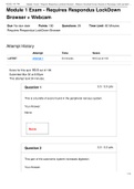 BIO 152 Module 1 Exam - Requires Respondus LockDown Browser + Webcam_ Essential Human Anatomy & Physiology BIO 152 Module 1 Exam - Requires Respondus LockDown Browser + Webcam_ Essential Human Anatomy & Physiology BIO 152 Module 1 Exam - Requires Respondu