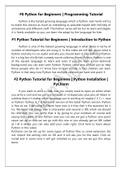 Python class notes CS123 