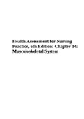 Health Assessment for Nursing Practice, 6th Edition: Chapter 14: Musculoskeletal System