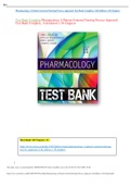 (Complete Answered) Test Bank Pharmacology A Patient-Centered Nursing Process Approach, 11th Edition by Linda E. McCuistion Chapter 1-58