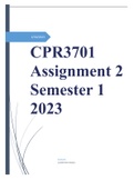 CPR3701 Assignment 2 Semester 1 2023