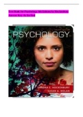 Test Bank for Psychology 8th, 9th and 12th edition complete