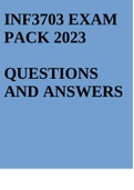 INF3703 EXAM PACK 2023