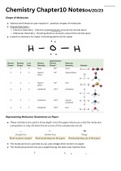 Chapter 10 Notes CHM1025