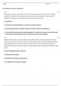 School Counseling Comprehensive Exam 2024 Questions & Answers Solved 100% Correct!!