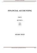 FINANCIAL ACCOUNTING   PART 1 SECTION 1