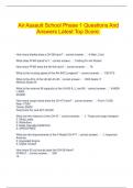  Air Assault School Phase 1 Questions And Answers Latest Top Score.