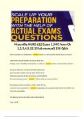 Maryville NURS 612 Exam 1 (MC from Ch 1,2,3,4,5,12,13 lab manual) 150 Q&A  