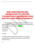 HESI RN PHARMACOLOGY AND PEDIATRIC (PEDS) V1&V2 2023/2024 ACTUAL EXAM SCREENSHOTS (100% ACTUAL PROCTORED EXAM 2023)FULL BUNDLE