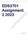 EDS3701 Assignment 2 2023 