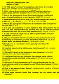 Fisdap Cardiology EMT initial exam Course Fisdap Cardiology EMT Institution Fisdap Cardiology EMT The AED gives "no shock" message to a patient who is in cardiac arrest.