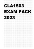 CLA1503 Exam PACK 2023