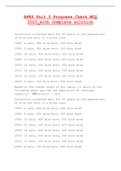 APES Unit 3 Progress Check MCQ 2023_with Complete solution