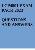 LCP4801 EXAM PACK 2023