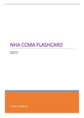 NHA CCMA FLASHCARD