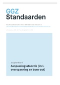 Zorgstandaard Aanpassingsstoornissen (inclusief overspanning en burn-out) GGZ Standaarden 2018