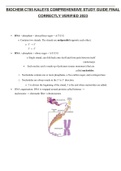 BIOCHEM C785 Kaleys Comprehensive Study Guide final.doc