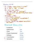 OSCE notes for Upper and Lower Limb Examination 2022/23