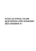 FNAN 522 FINAL EXAM QUESTIONS AND ANSWERS 2023 GRADED A+