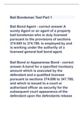 Bail Bondsman Test Part 1|100% PASS|ALREADY GRADED A+