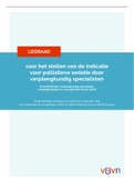 Leidraad Indicatiestelling Palliatieve Sedatie 2022 v-vn