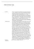 CHEM 120 Quiz 1 (Version 1), CHEM 120: Introduction to General, Organic & Biological Chemistry with Lab, Verified and Correct Answers, Chamberlain College of Nursing.