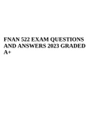 FNAN 522 EXAM QUESTIONS AND ANSWERS GRADED 100% 2023.