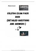 COL3704 EXAM PACK 2025  {DETAILED QUESTIONS AND ANSWERS }