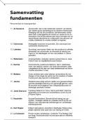 samenvatting fundamenten