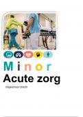 College aantekeningen minor acute zorg  Klinisch redeneren met de ABCDE-methode