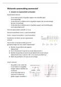 wiskunde A samenvatting examenstof 2022/2023