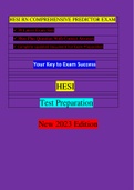   HESI RN COMPREHENSIVE PREDICTOR EXAM (39 EXAM SETS) / RN HESI COMPREHENSIVE PREDICTOR EXAM (39 EXAM SETS) / RN COMPREHENSIVE PREDICTOR HESI EXAM (39 EXAM SETS):LATEST 2023-2024