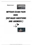 MFP2601 EXAM PACK 2025  {DETAILED QUESTIONS AND ANSWERS }