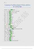 Language of medicine chapter 3 Clear solutions for scoring high.