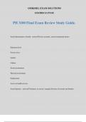 PH 3100 Final Exam Review Study Guide