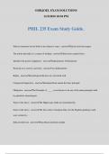 PHIL 235 Exam Study Guide