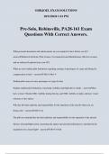 Pre-Solo, Robinsville, PA28-161 Exam Questions With Correct Answers.