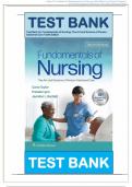 Test Bank for Fundamentals of Nursing 10th Edition by Taylor Chapter 1-47 | 9781975168155 | All Chapters with Answers and Rationales | Latest 2024 REVIEW ATUDY GUIDE| INSTANT DOWNLOAD