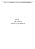 NRS 493 Topic 10 Assignment; Capstone Project; Summery of PresentationNRS 493 Topic 10 Assignment; Capstone Project; Summery of Presentation