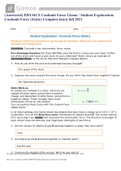 (Answered) PHYSICS Coulomb Force Gizmo / Student Exploration: Coulomb Force (Static) Complete latest fall 2021